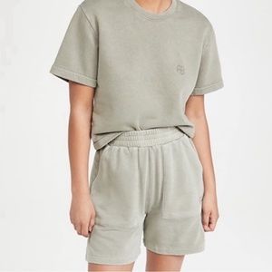 Anine Bing‎ Tori Cropped Sweatshirt Top